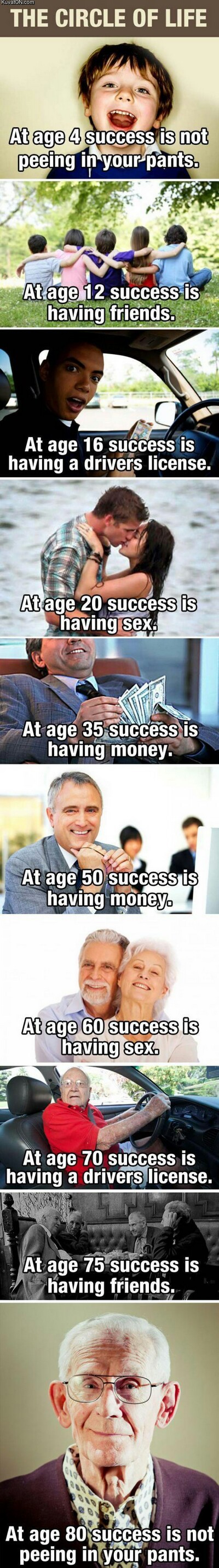 The circle of success - meme