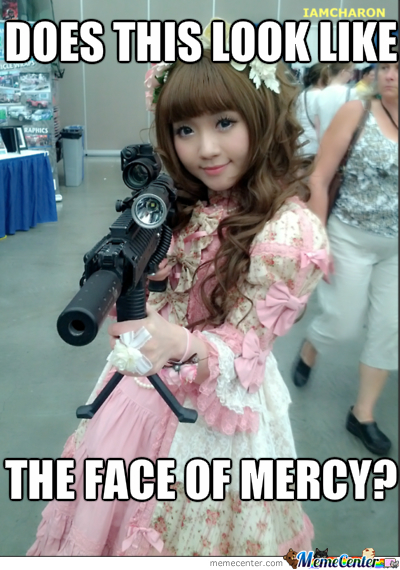 the face of mercy? - meme