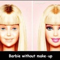 barbie sans maquillage