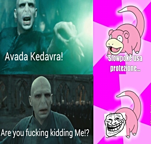 slowpoke's trolling - meme