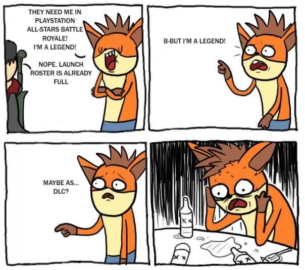 R.I.P Crash Bandicoot - meme