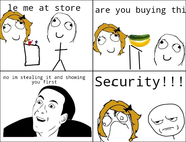 grocery rage - meme