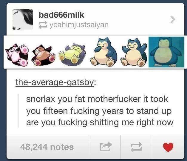 damnit snorlax! - meme