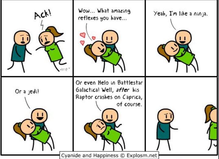 Cyanide and happiness. Obviously not mine sooo pants - meme