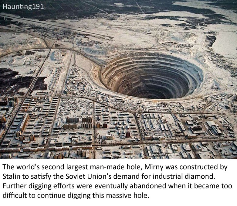 Mirny Diamond Mine - Eastern Siberia, Russia - meme