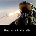 F16+rocket+camera=selfie!
