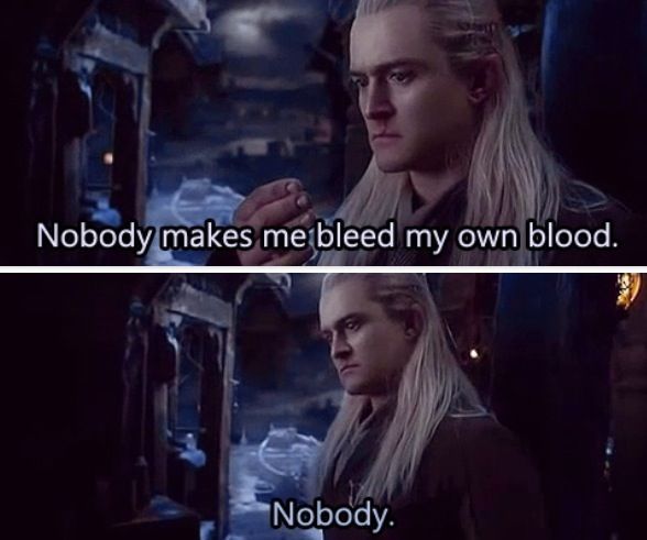 nadie me hace sangrar, mi sangre D:( - meme