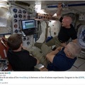 astrounats watching world cup in space!