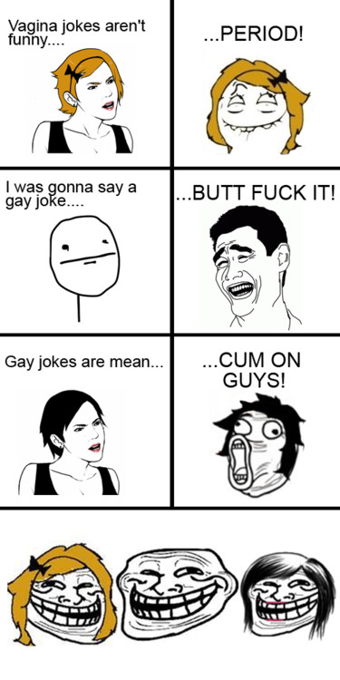 HA...gay jokes! - meme