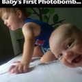 Cute photo bomb