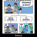 Internet vs vida real 