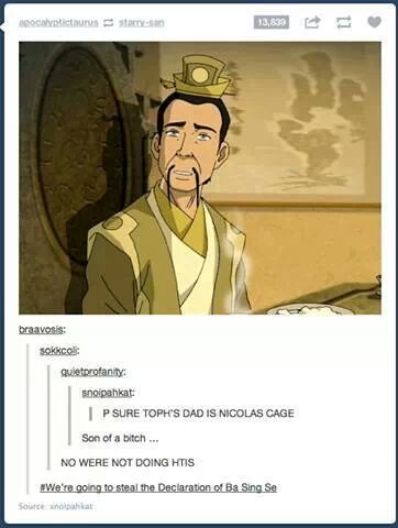 Nicholas Cage in Avatar - meme