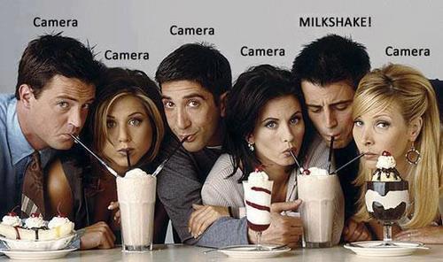 Dane-se a foto, quero milkshake - meme