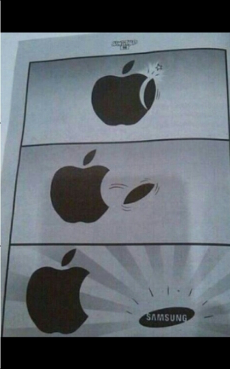 Apple and samsung - meme