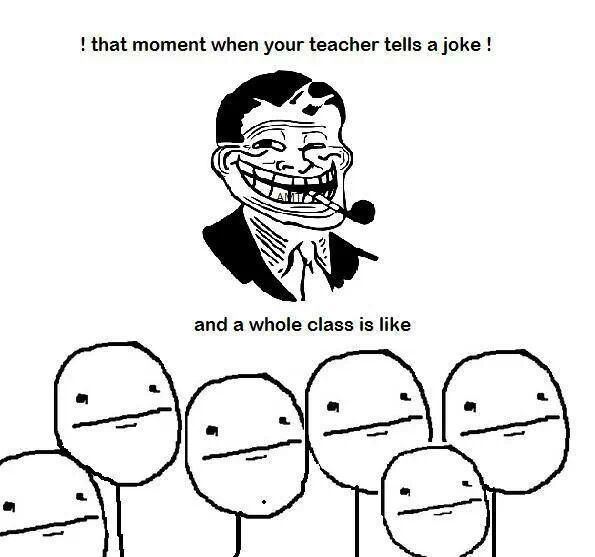 class room awkwardness - meme