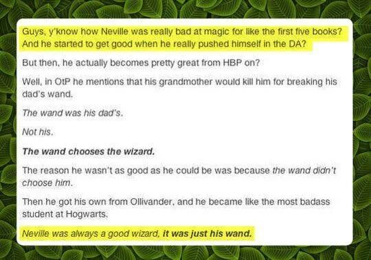 Neville = The Chosen One - meme