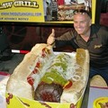 125 pound hot dog.