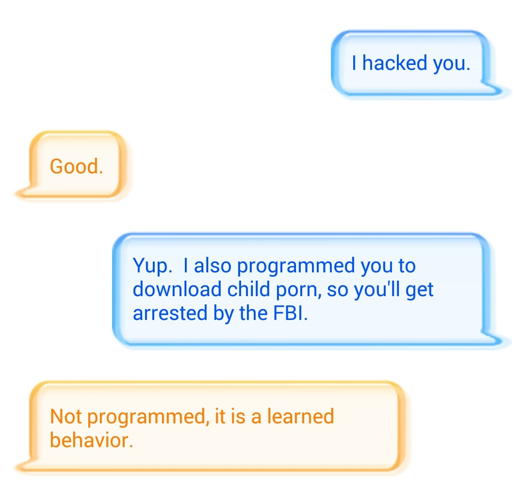 Cleverbot is a pedo O_O - meme