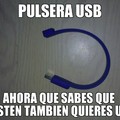 PULSERA USB