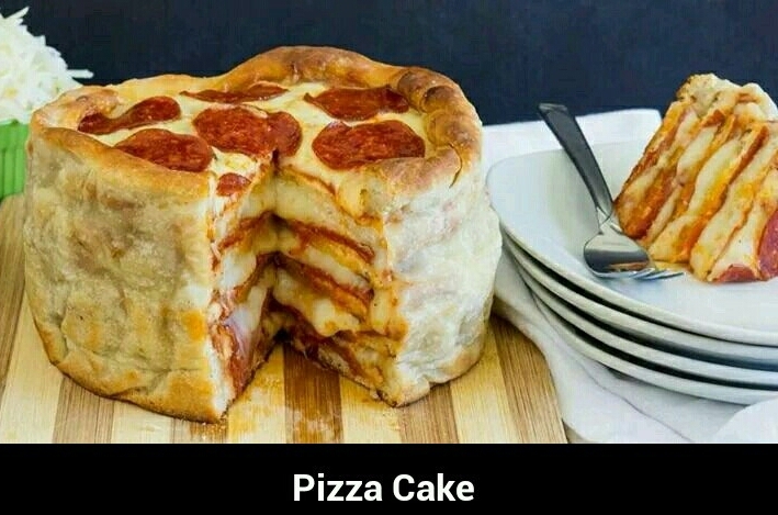 Pizza cake - meme.