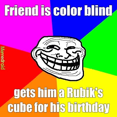 Rubik's troll - meme