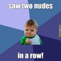 saw two nudes