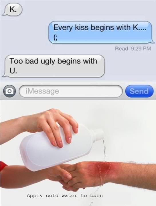 Ugly begins with u. - meme