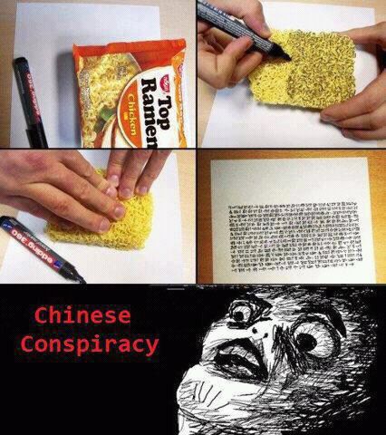 Chinese Consiracy - meme