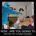 angry cookie monster
