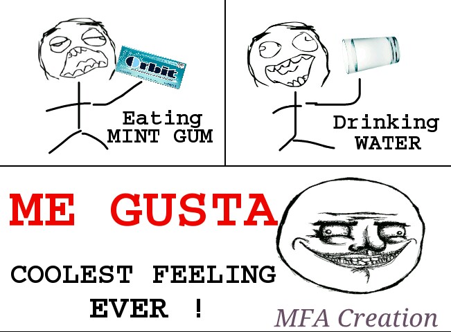 ME GUSTA .Coolest feeling ever !! - meme