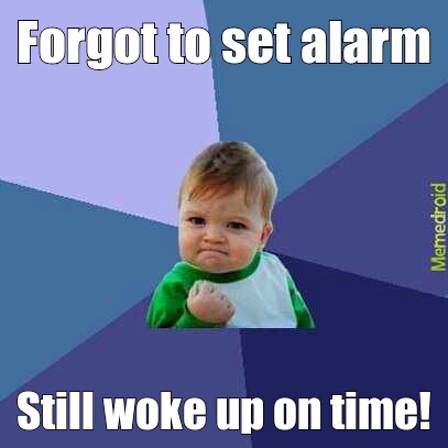 alarm clock - meme