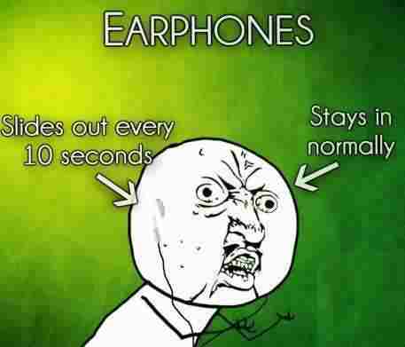 earphones y u no - meme