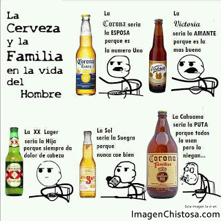 Cerveza y familia  - meme
