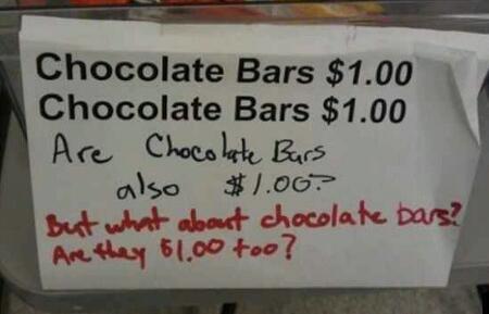Chocolate bars - meme
