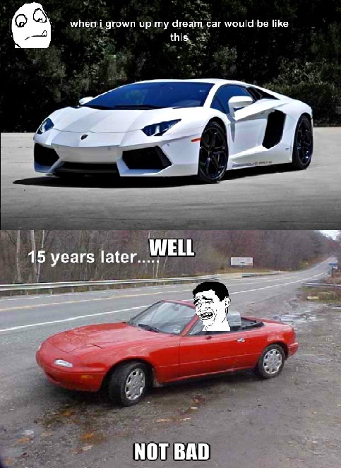 dream car fail - meme