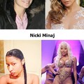 Celebrities con y sin maquillaje