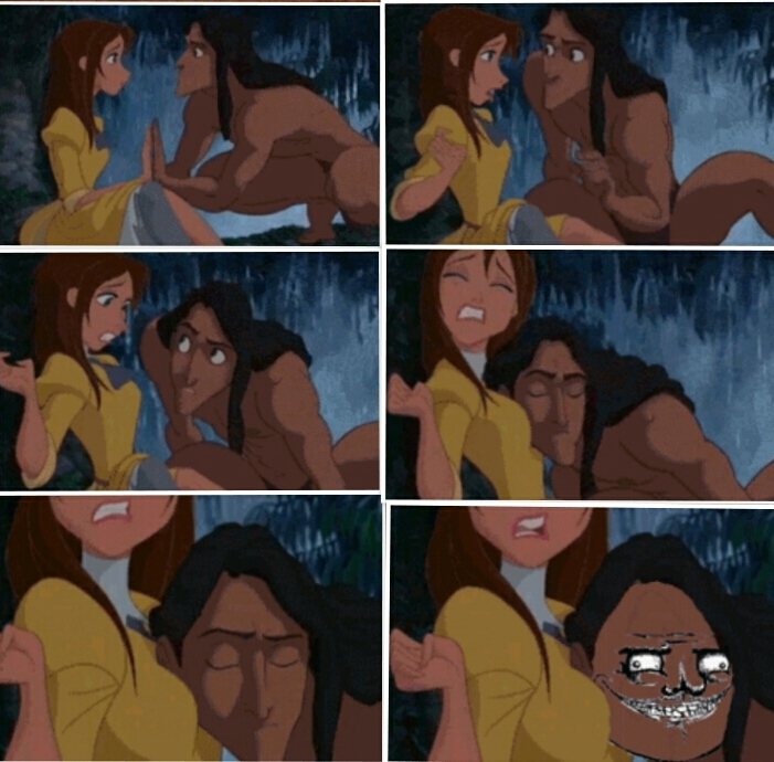 Tarzan :o - meme