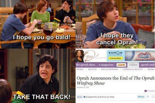 Hahaha he really liked Oprah.........A lot! - meme