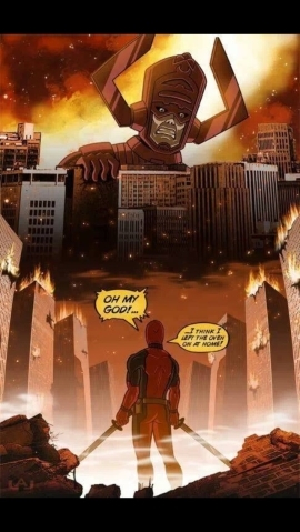 Attack on Deadpool - meme
