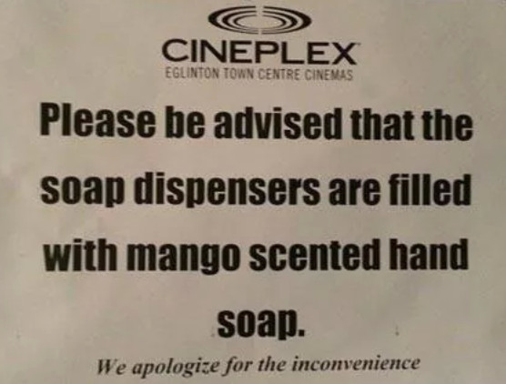 apparently we now apologize for soap in Canada - meme