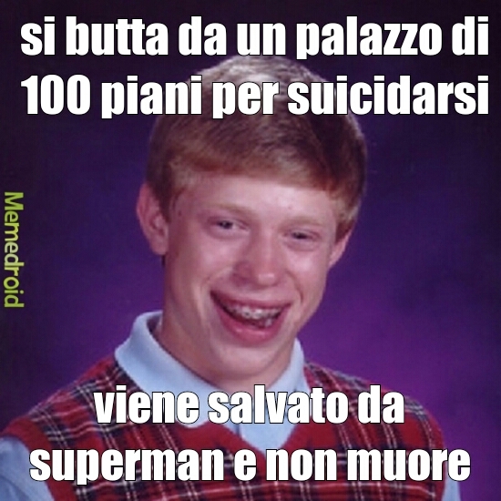 ci mancava solo superman... - meme