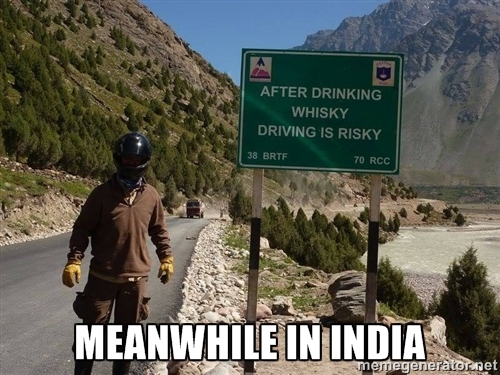 India can sometimes spice things up - meme