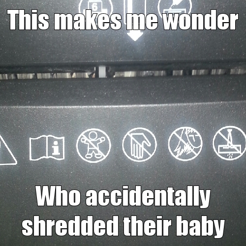 my shredder - meme