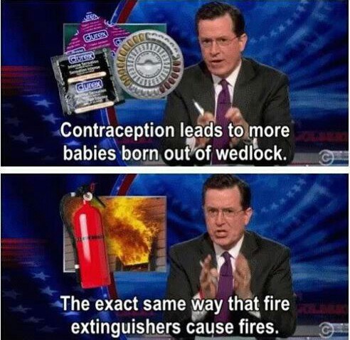 Good point, Colbert - meme