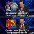 Good point, Colbert
