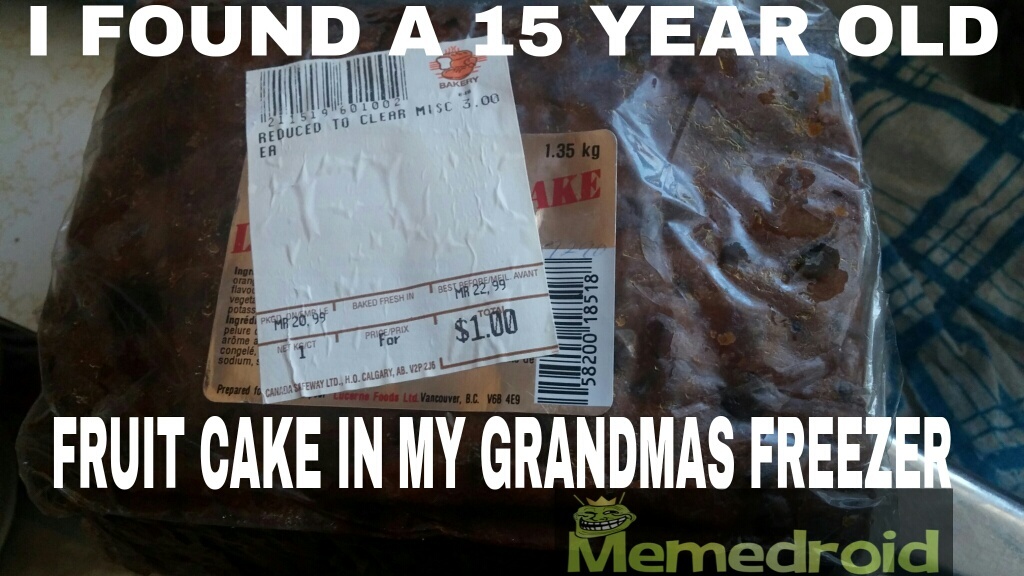 What's the oldest thing in your freezer? - meme