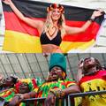 Supportrice Allemande vs Ghana