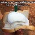ice cream sandwitch