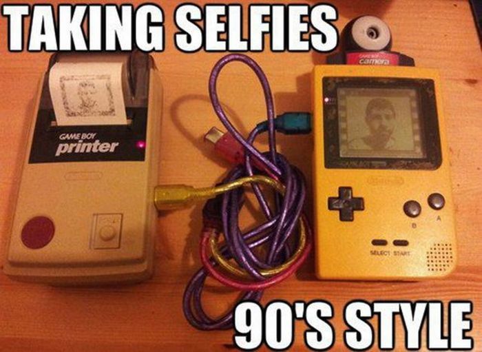Selfies old style - meme
