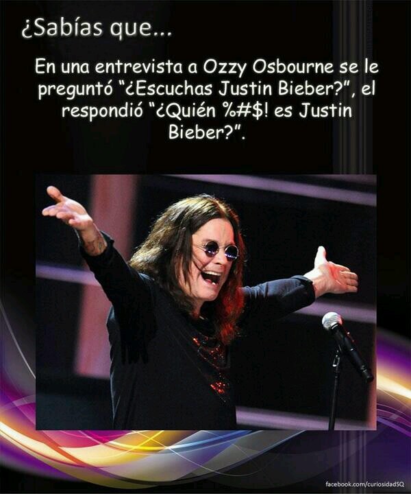 Ozzy Osbourne sabe - meme